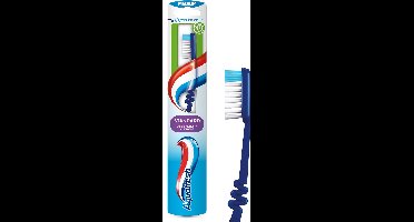Aquafresh Standaard - Tandenborstel - Medium - Ergonomische Greep - Flex Zone Technologie