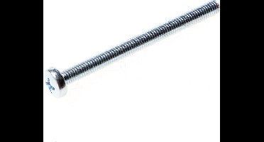 Kelfort Metaalschroef cilinderkop phillips verzinkt 4,8 m4 x 30mm