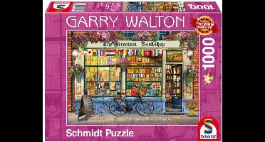 Schmidt Puzzles Boekhandel - Legpuzzel van karton - 1000 stukjes