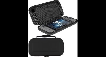 Hoes Geschikt voor Nintendo Switch OLED Case Hoesje - Bescherm Hoes Geschikt voor Nintendo Switch OLED Hoes Hard Cover - Zwart