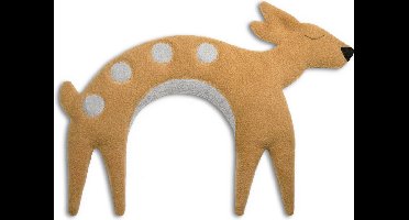 Leschi - Warmtekussen Flora het Jonge Hertje - zandkleur