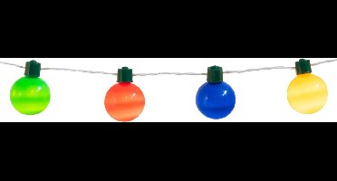 Vlaggenclub.nl Lichtsnoer met gekleurde ballen - LED verlichting - 1,40 meter