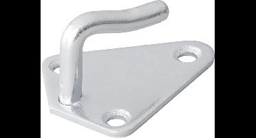 ProPlus Gelaste metalen touwhaak - 40 x 45 mm - voor aanhangwagennetten en spanrubbers