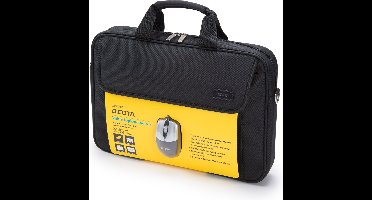 DICOTA Value Toploading Kit - Draagtas voor notebook - 15.6 - met optische USB-muis
