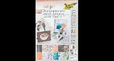 Folia Hot Foil Design Papier - Pak van 12 vel