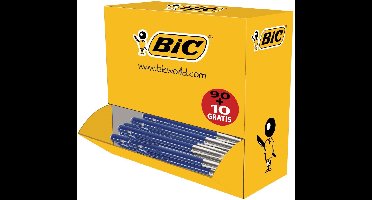 BIC M10 - Balpen - Klikmechanisme - Pennen - Medium Punt (1mm) - Pen - 100 Stuks
