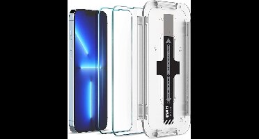Screenprotector Geschikt voor iPhone 13 screen protector tempered glass met Hulpkit 2 stuks
