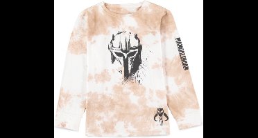 Star Wars - The Mandalorian - The Child Sweater/trui kinderen - Kids 146/152 - Wit/Oranje