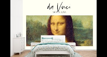 Behang - Fotobehang Mona Lisa - Da Vinci - Kunst - Breedte 600 cm x hoogte 400 cm