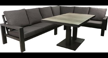 Benton Lounge diningset - Antraciet