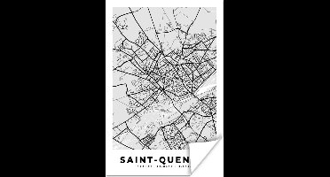 Poster Saint-Quentin - Plattegrond - Frankrijk - Kaart - Stadskaart - 20x30 cm