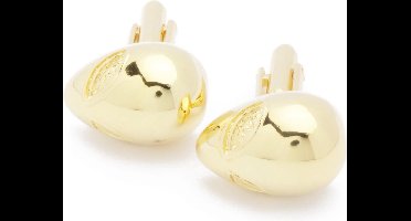 Manchetknopen - Alien Hoofd Goudkleurig