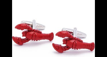 Manchetknopen - Kreeft Rood