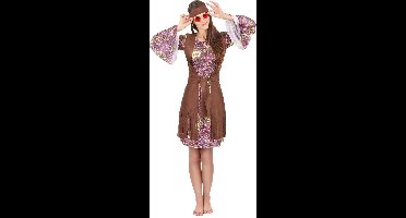 Retro hippie kostuum voor vrouwen - Verkleedkleding - Maat S/M