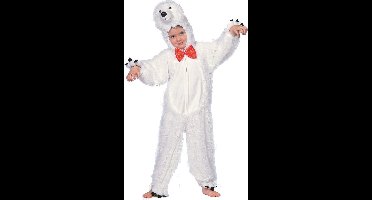 Witte ijsbeer kostuum kind Maat 92