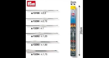 Haaknaald staal nr. 1.75