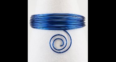 Vaessen Creative Aluminium Draad - 2,5mm - ±37m - 500g - Royaal blauw