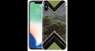 Apple iPhone Xs Max Hoesje Forest wood