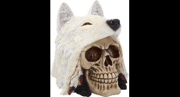 Nemesis Now Beeld/figuur Night Wolf Schedel Multicolours