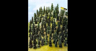 Busch - 100 Stecktannen H0 (Bu6499) - modelbouwsets, hobbybouwspeelgoed voor kinderen, modelverf en accessoires