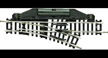 N Fleischmann rails (zonder ballastbed) 22251 Wissel, Elektrisch, Rechts 104.2 mm 24 ° 194.6 mm 1 stuk(s)