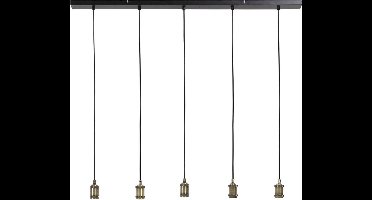 Light & Living Madelin Hanglamp - Antiek Brons - 5L -120x17x120cm
