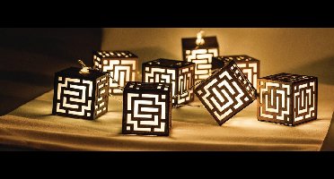 Lichtslinger Vierkant 10 LED 2.1 m