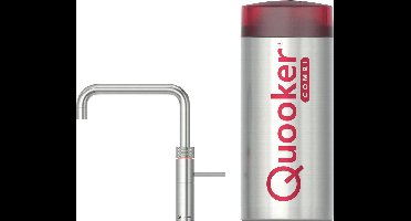 Quooker Fusion Square Kokendwaterkraan - COMBI boiler - RVS - 3in1