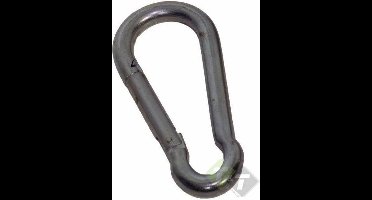 10 mm x 100 mm - karabijnhaak - musketonhaak - carabiner - werkhaak - karabijn haak - veiligheidshaak - festonhaak
