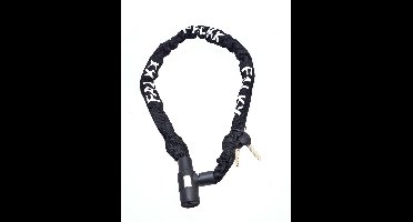 Falkx Kettingslot 6x1000mm zwart. Nylon hoes