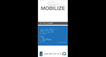 Mobilize screenprotector voor HTC One (M8) (Ultra clear) - 2 stuks (MOB-SPC-ONEM8)