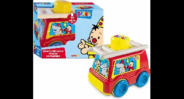 Bumba Speelgoedvoertuig - Brandweerwagen - Knop om auto te laten rijden