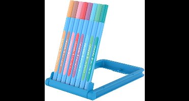 Schneider balpen - Slider Edge pastel - penpunt XB 1,4mm - 8 stuks assorti kleuren - S-152289