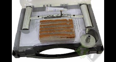 Bandenreparatieset voor tubeless banden, 31 delige set, om banden goed te repareren