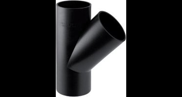 Geberit afvoer PE fitting T stuk 45° 90X75 - 366.125.16.1