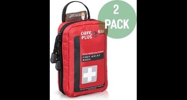 2x EHBO Kit voor op reis - Care Plus - Basic - Twopack