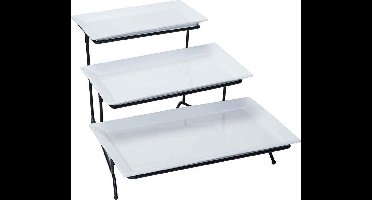 Buffet etagère met 3 borden