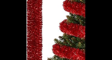 Springos Kerstslinger | Guirlande | Kerstversiering | 6 m | Rood