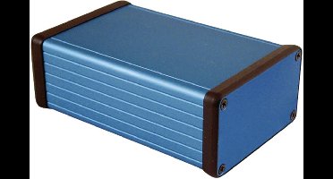 Hammond Electronics 1455K1201BU Universele behuizing – 120 x 78 x 43 mm – Aluminium – Blauw