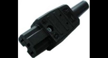 Martin Kaiser - C15A apparaat stekker - 155 Graden - 10A - Zwart