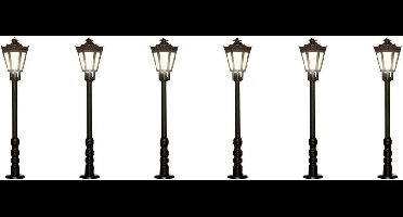 Viessmann Modelltechnik H0 Parklantaarn Enkel - Kant-en-klaar model - 60706