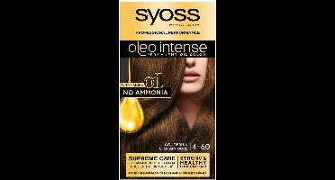 Syoss Oleo Intense 4-60 Goudbruin - 3 st - voordeelverpakking
