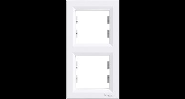 Schneider Electric Asfora Verticaal Afdekraam-2V - Wit