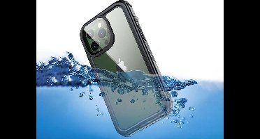 Just in Case waterdicht Hoesje geschikt voor iPhone 14 Pro - Waterproof Case - Zwart
