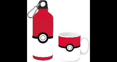 Pokémon Aluminium Drinkfles + Keramische Mok in geschenkset