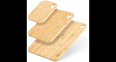Snijplankenset Bamboe 3 stuks - Snijplanken - Snijplanken - Keuken - Set - Ontbijtplank - Serveerplank - Serveerbord