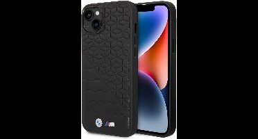 BMW iPhone 14 Plus & 15 Plus Backcover hoesje - M Collection - Hot Stamp & BI Pattern - Zwart