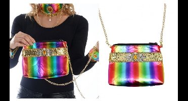 Crazy Rainbow Cabaret Handtas