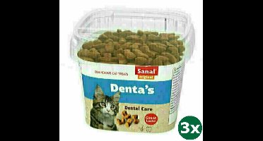 Sanal cat denta's cup 3x 75 gr