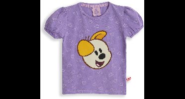 Woezel & Pip T-shirt meisjes - Orchid Bloom - Maat 110/116 - Meiden shirt